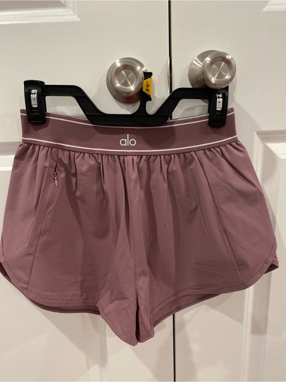 ALO Yoga Women's Plum Kiss Match Point Athletic Shorts